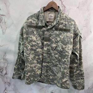 Army Jacket Mens Large X Short Digital Camo Desert Top Shirt Military Air Force